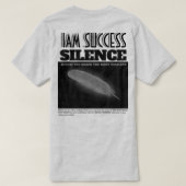 SILENCE T-SHIRT (Design achterkant)