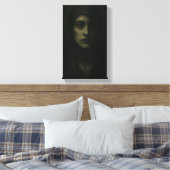 Silenced Soul - Donker symbolisch portret Canvas Afdruk (Insitu (Slaapkamer))