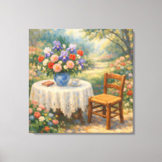 Silêncio de Verão Canvas Afdruk