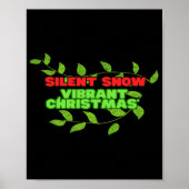Silent And Vibrant Christmas  Poster (Voorkant)
