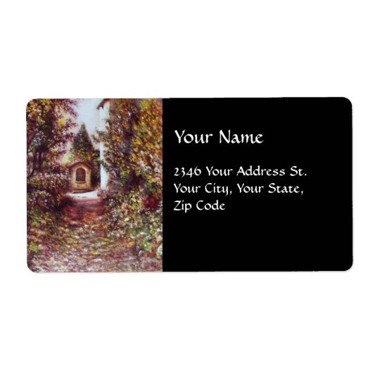 SILENT AUTUMN IN FLORENCE ETIKET (Voorkant)