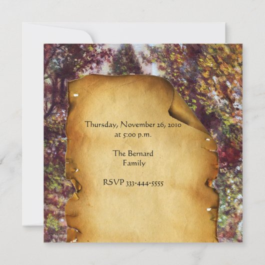 SILENT AUTUMN IN FLORENCE KAART (Achterkant)