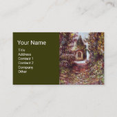 SILENT AUTUMN IN FLORENCE Toscane Landscape Green Visitekaartje (Voorkant)