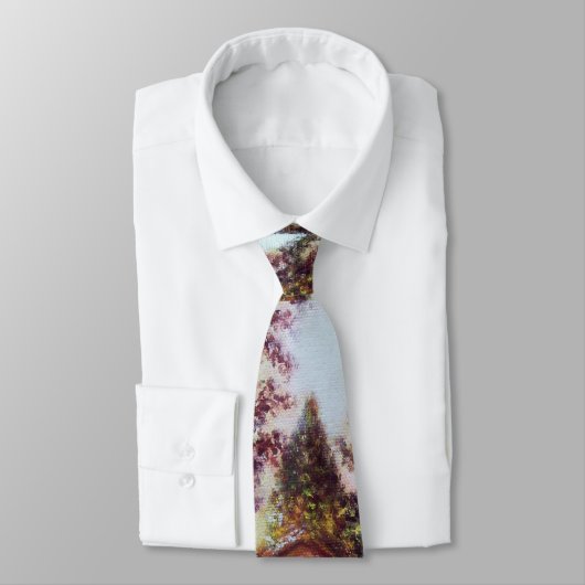 SILENT AUTUMN IN FLORENCE Toscane Landscape Stropdas (Gebonden)