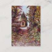 SILENT AUTUMN IN FLORENCE Toscane Landscape Visitekaartje (Achterkant)