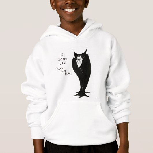 Silent Bat — I Don’t Say Blah Blah Blah Pullover (Voorkant)