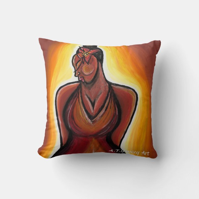 Silent Beauty Pillow Kussen (Voorkant)