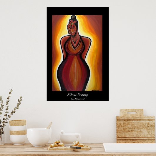 Silent Beauty-Poster Poster (Keuken)