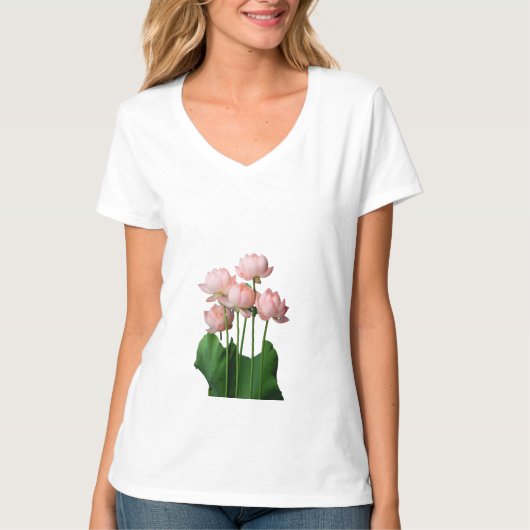 Silent Bloom Lotus in Stillness Grace Rising Seren T-shirt (Voorkant)