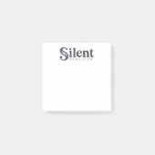 Silent Book Club Post-It Notes (Voorkant)