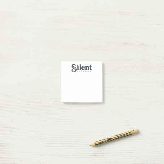 Silent Book Club Post-It Notes (Op bureau)