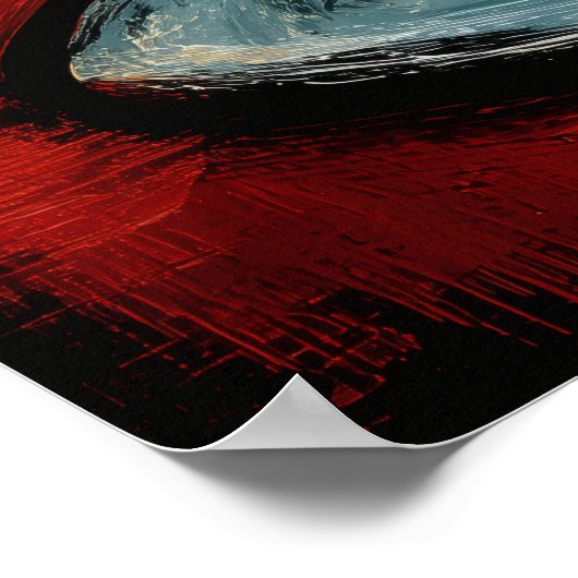 Silent Brew — Contemporary Abstract Expressionism Poster (Hoek)