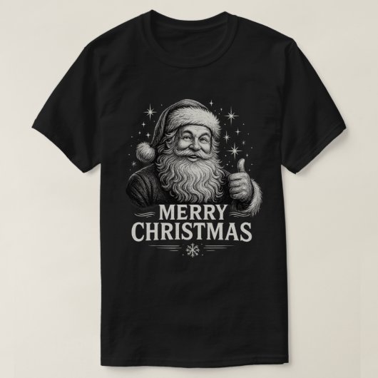 Silent Cabin — Christmas in Stillness T-shirt (Design voorkant)