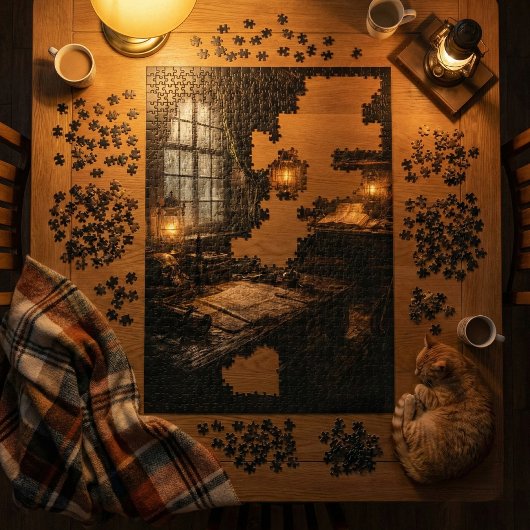 Silent Cabin — Pirate Ship Interior Puzzle Legpuzzel