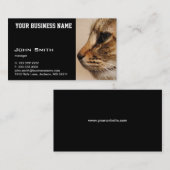 Silent Cat visitekaartje (Voorkant / Achterkant)