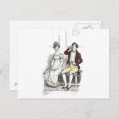 Silent Darcy, Jane Austen Pride en Prejudice Briefkaart (Voorkant / Achterkant)