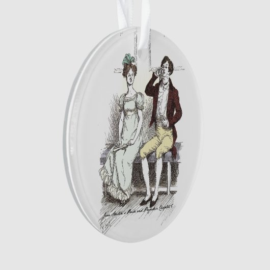 Silent Darcy - Jane Austen Pride en Prejudice Ornament (voorkant)