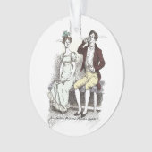 Silent Darcy - Jane Austen Pride en Prejudice Ornament (voorkant)