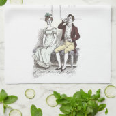 Silent Darcy - Jane Austen Pride en Prejudice Theedoek (Gevouwen)