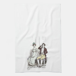 Silent Darcy - Jane Austen Pride en Prejudice Theedoek