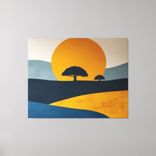 Silent Dawn Canvas Afdruk (Voorkant)