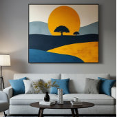 Silent Dawn Canvas Afdruk