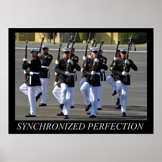 Silent Drill Platoon (USMC)-Poster Poster (Voorkant)