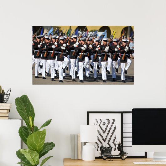 Silent Drill Team Poster (Thuiskantoor)