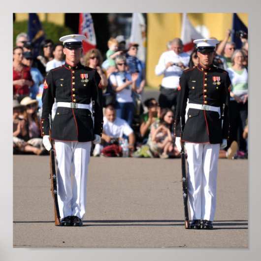 Silent Drill Team Precision-Poster Poster (Voorkant)