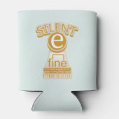 Silent E English Language Phonics Rule Blikjeskoeler (Achterkant)