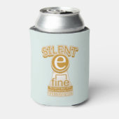 Silent E English Language Phonics Rule Blikjeskoeler (Blikje Achterkant)