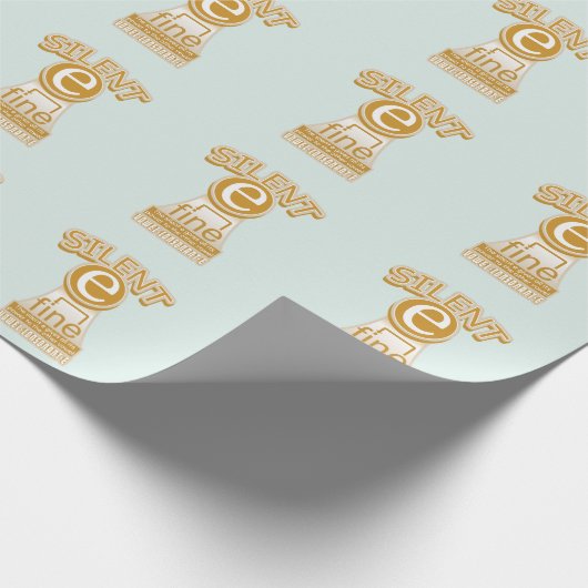 Silent E English Language Phonics Rule Cadeaupapier (Hoek)