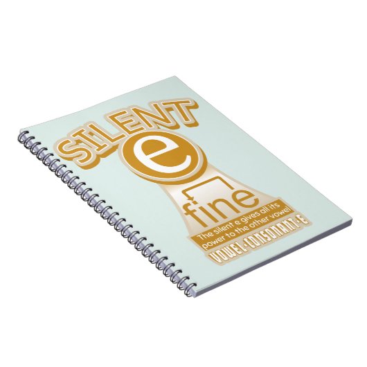 Silent E English Language Phonics Rule Notitieboek (Rechterzijde)