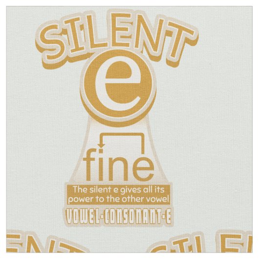 Silent E English Language Phonics Rule Stof (Close Up)