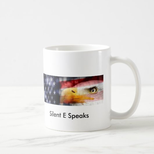 Silent E Speaks Coffee Mugs Koffiemok (Rechts)