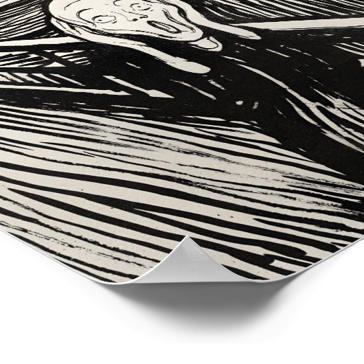 Silent Echoes: De Schreeuw van Edvard Munch onthul Poster (Hoek)