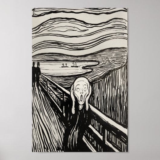 Silent Echoes: De Schreeuw van Edvard Munch onthul Poster (Voorkant)