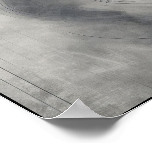 Silent Elegance Abstract Poster (Hoek)