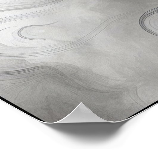 Silent Elegance Abstract Poster (Hoek)