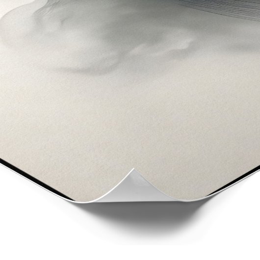 Silent Elegance Abstract Poster (Hoek)