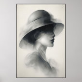 Silent Elegance Abstract Poster (Voorkant)