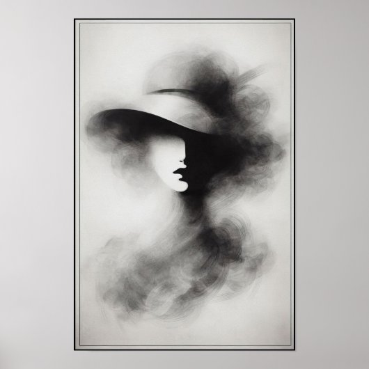 Silent Elegance Abstract Poster (Voorkant)