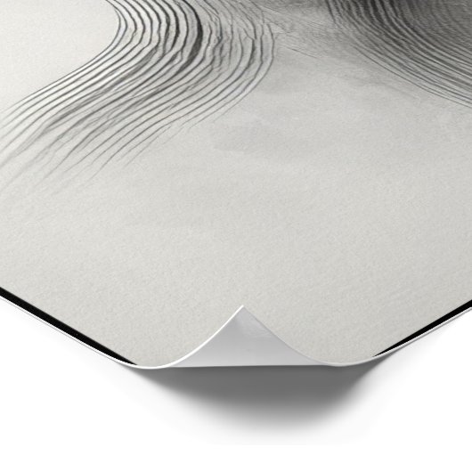 Silent Elegance Abstract Poster (Hoek)