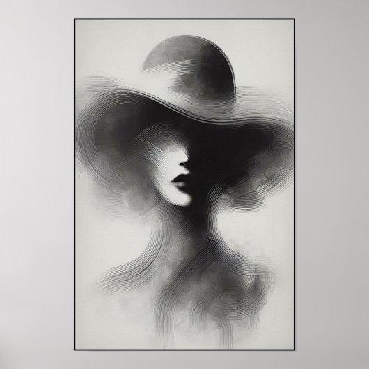 Silent Elegance Abstract Poster (Voorkant)