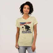 Silent fields of honor creme t-shirt (Voorkant volledig)