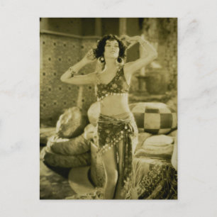 Silent Film Era Beauty Sterevoview-kaart Briefkaart