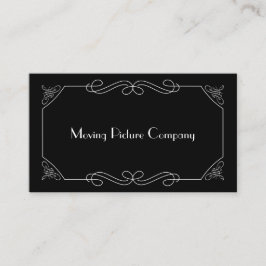 Silent Film Intertitle Visitekaartje