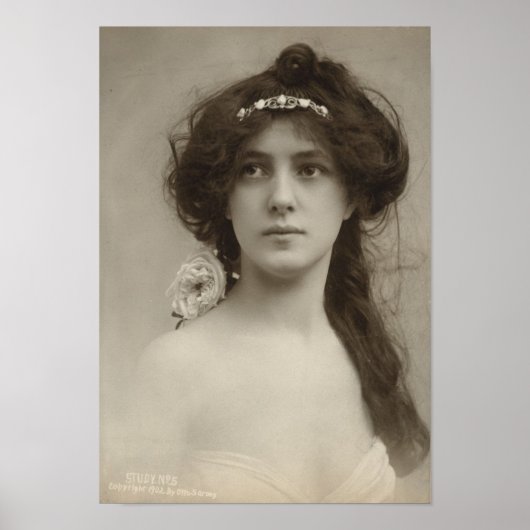 Silent Film Star Evelyn Nesbit Poster (Voorkant)