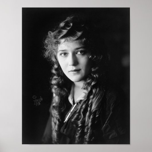 Silent Film Star Mary Pickford Poster (Voorkant)