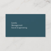 Silent Flute Visitekaartje (Achterkant)